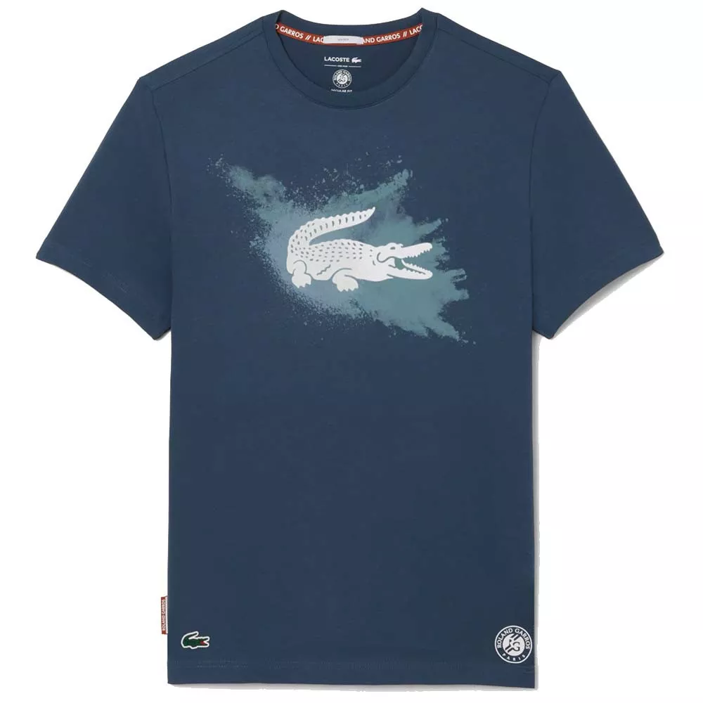 Lacoste Roland Garros Unisex T-Shirt Marineblau