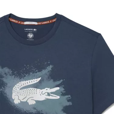 Lacoste Roland Garros Unisex T-Shirt Marineblau