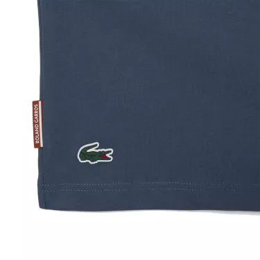 Lacoste Roland Garros Unisex T-Shirt Marineblau