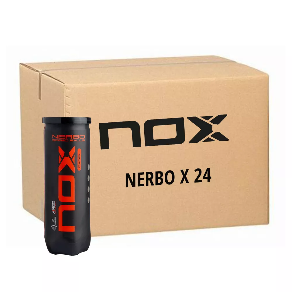Nox Nerbo Padelb&auml;lle Karton (24 Dosen &agrave; 3 B&auml;lle)