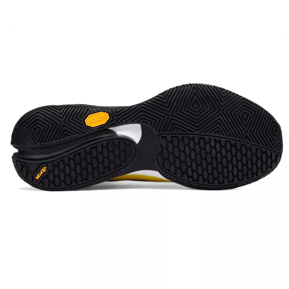 Bullpadel Vertex Vibram 25V Padelschuhe Gelb / Schwarz