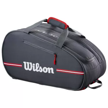 Wilson Team Padel Padeltasche Wei&szlig; / Rot