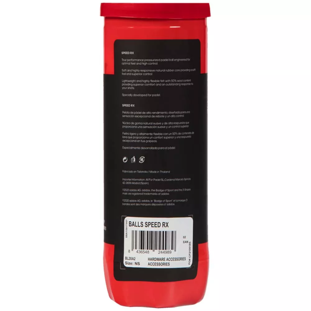 Adidas Speed RX Padelb&auml;lle Karton (24 Dosen &agrave; 3 B&auml;lle)