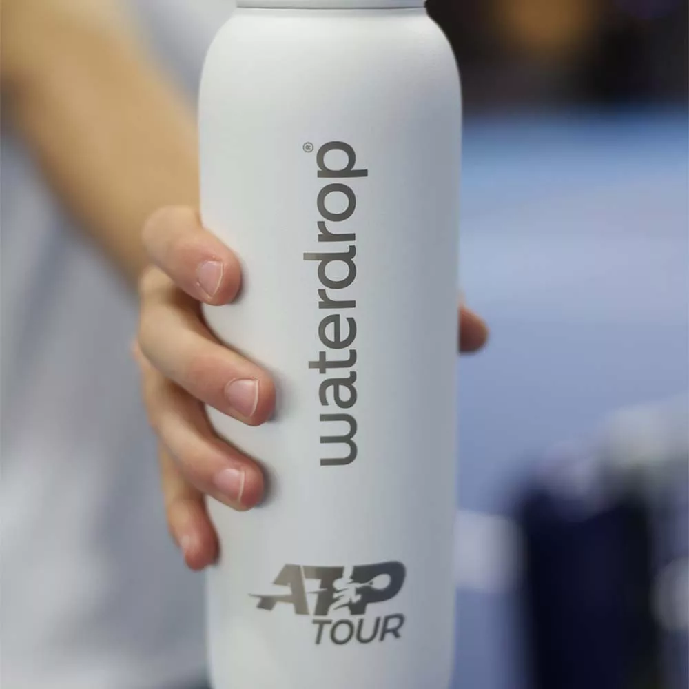 Waterdrop ATP Tour Thermo-Trinkflasche Wei&szlig;