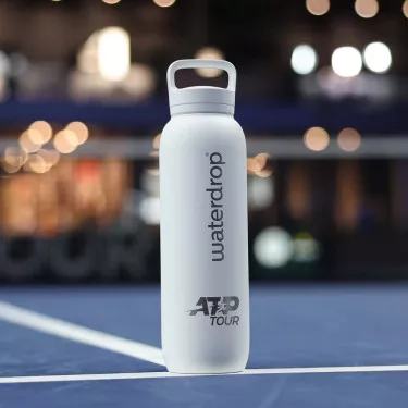 Waterdrop ATP Tour Thermo-Trinkflasche Wei&szlig;