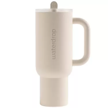 Waterdrop Explorer Thermo-Trinkflasche Cremewei&szlig;