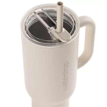 Waterdrop Explorer Thermo-Trinkflasche Cremewei&szlig;