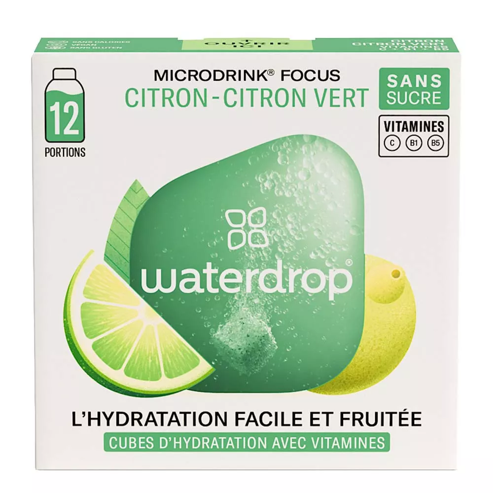 Waterdrop Zitrone / Limette Microdrink 12er-Pack