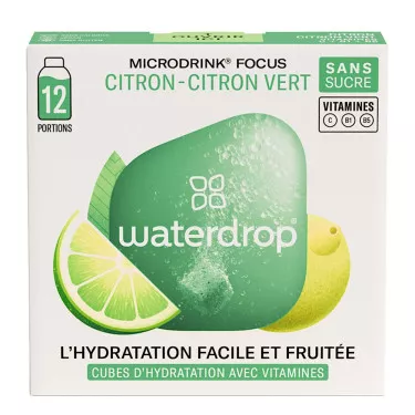 Waterdrop Zitrone / Limette Microdrink 12er-Pack