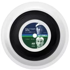 Yonex Poly Tour Spin Saitenrolle Schwarz 200 m