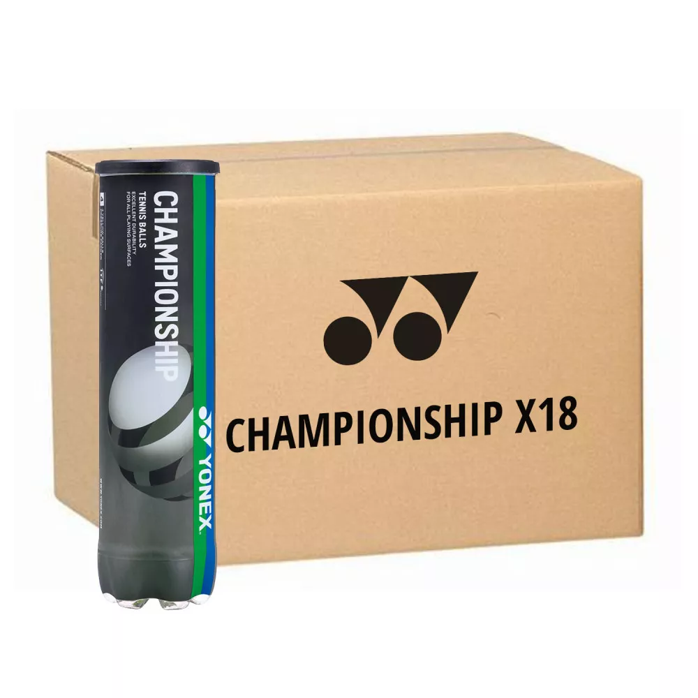 Yonex Championship Tennisb&auml;lle Karton (18 Dosen &agrave; 4 B&auml;lle)