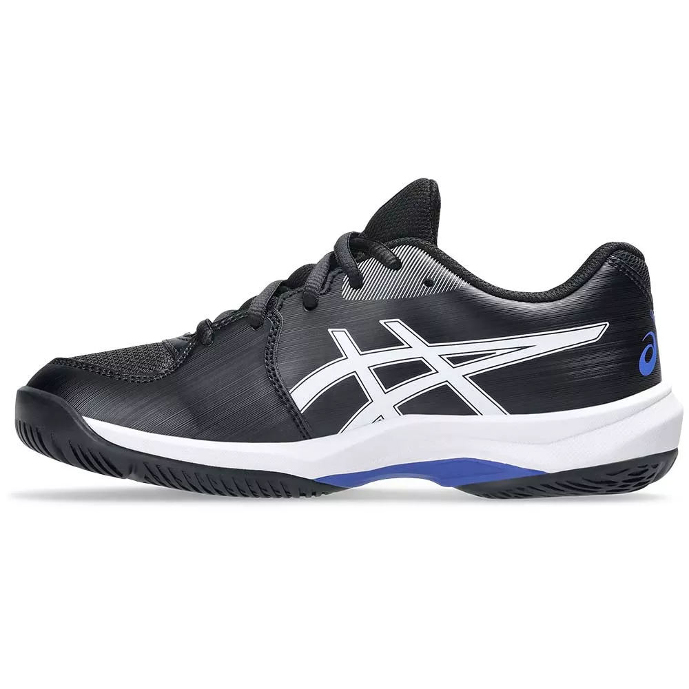 Asics Gel Game GS Tennisschuhe Junior Schwarz / Wei&szlig;