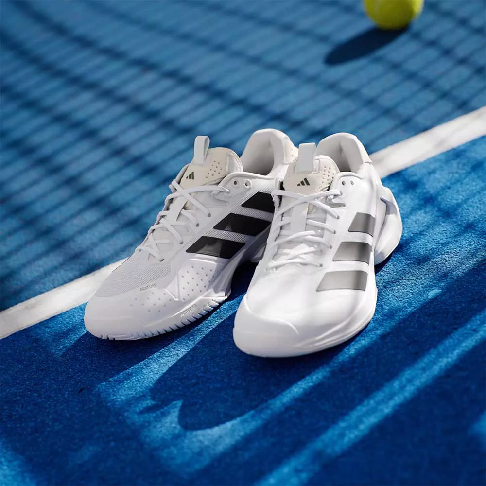 Adidas Adizero Ubersonic 5 Tennisschuhe Wei&szlig;
