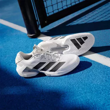 Adidas Adizero Ubersonic 5 Tennisschuhe Wei&szlig;
