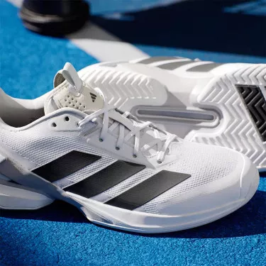 Adidas Adizero Ubersonic 5 Tennisschuhe Wei&szlig;