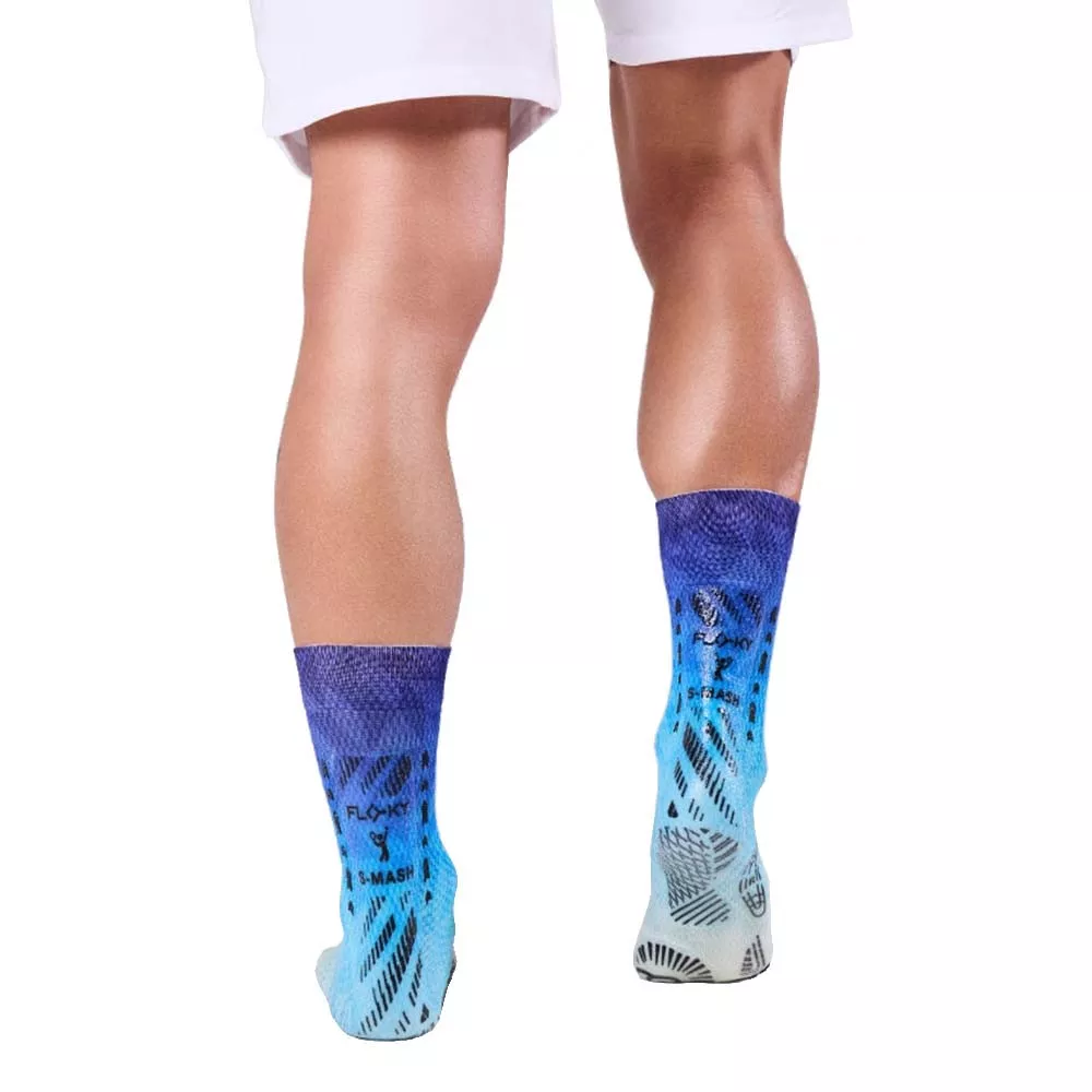 Floky S-MASH 3D FANTASY Bali Kompressionssocken Blau