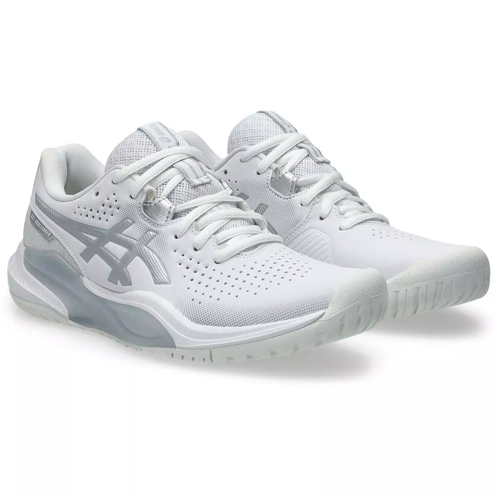 Asics Gel Challenger 15 Tennisschuhe Damen Wei&szlig; / Grau