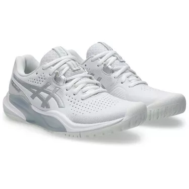 Asics Gel Challenger 15 Tennisschuhe Damen Wei&szlig; / Grau