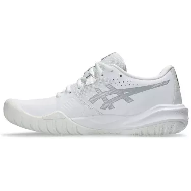 Asics Gel Challenger 15 Tennisschuhe Damen Wei&szlig; / Grau