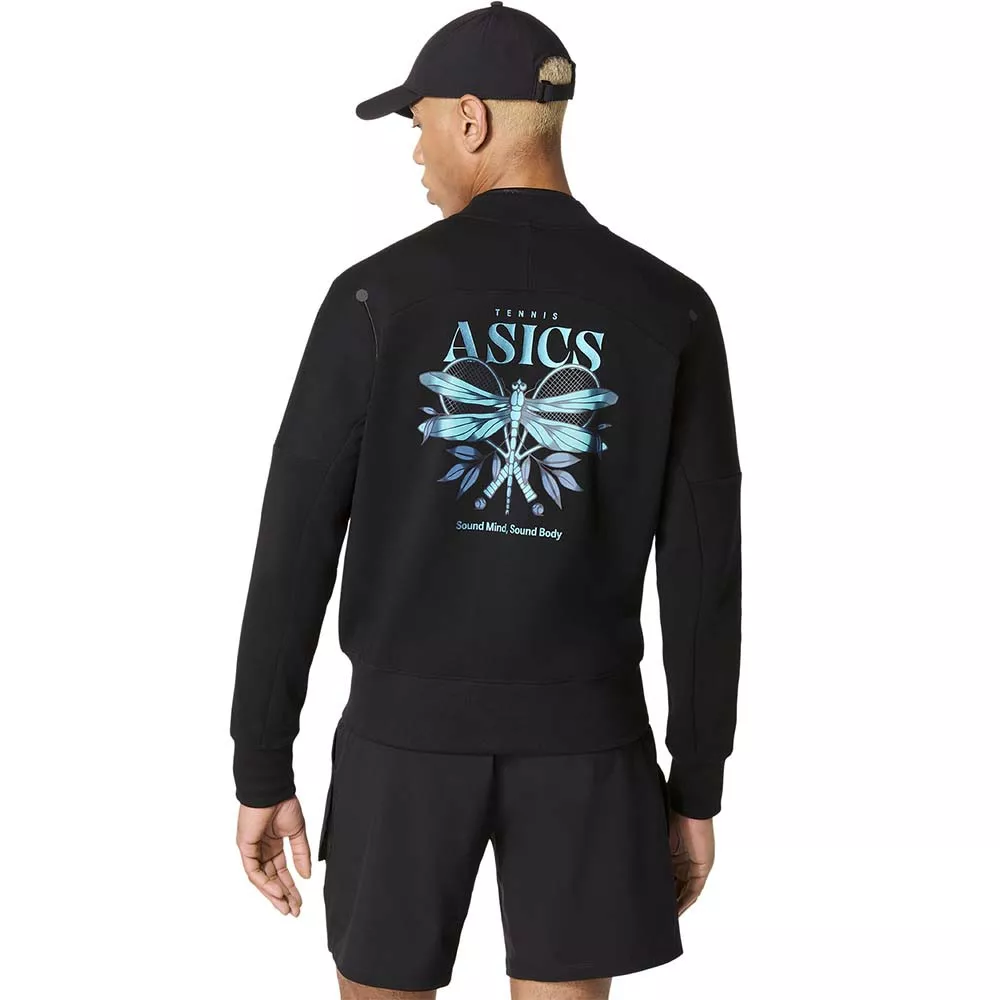 Asics Match Night Energy Jacke Schwarz