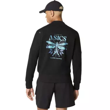Asics Match Night Energy Jacke Schwarz