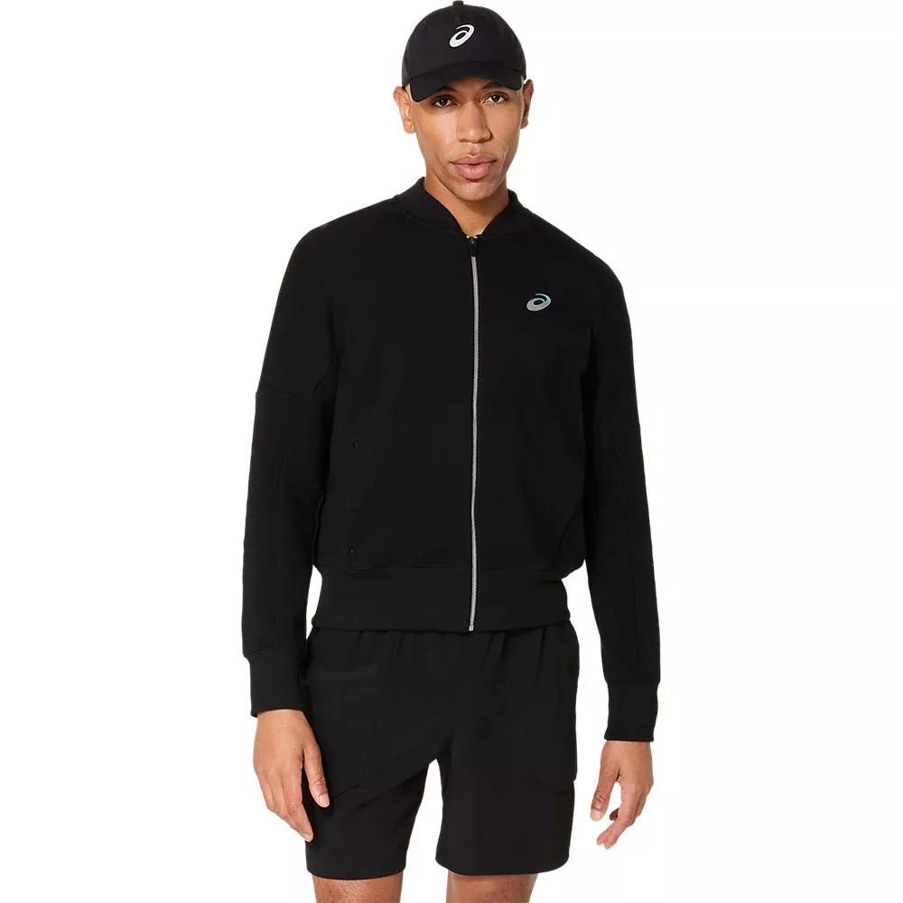 Asics Match Night Energy Jacke Schwarz