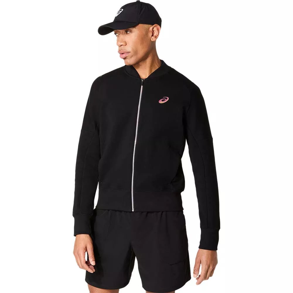 Asics Match Night Energy Jacke Schwarz