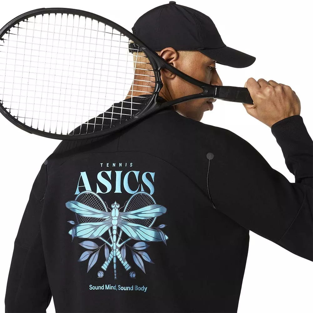 Asics Match Night Energy Jacke Schwarz