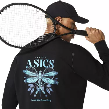Asics Match Night Energy Jacke Schwarz
