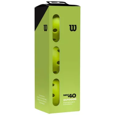 Wilson Max 40 Outdoor Pickleballs 3er-Pack