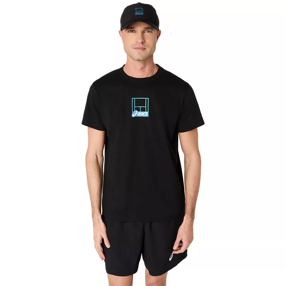 Asics Court Core Graphic Cap Schwarz