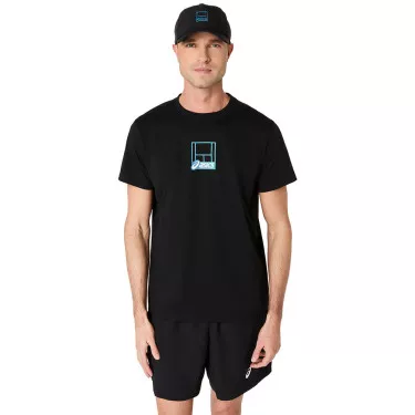 Asics Court Core Graphic Cap Schwarz
