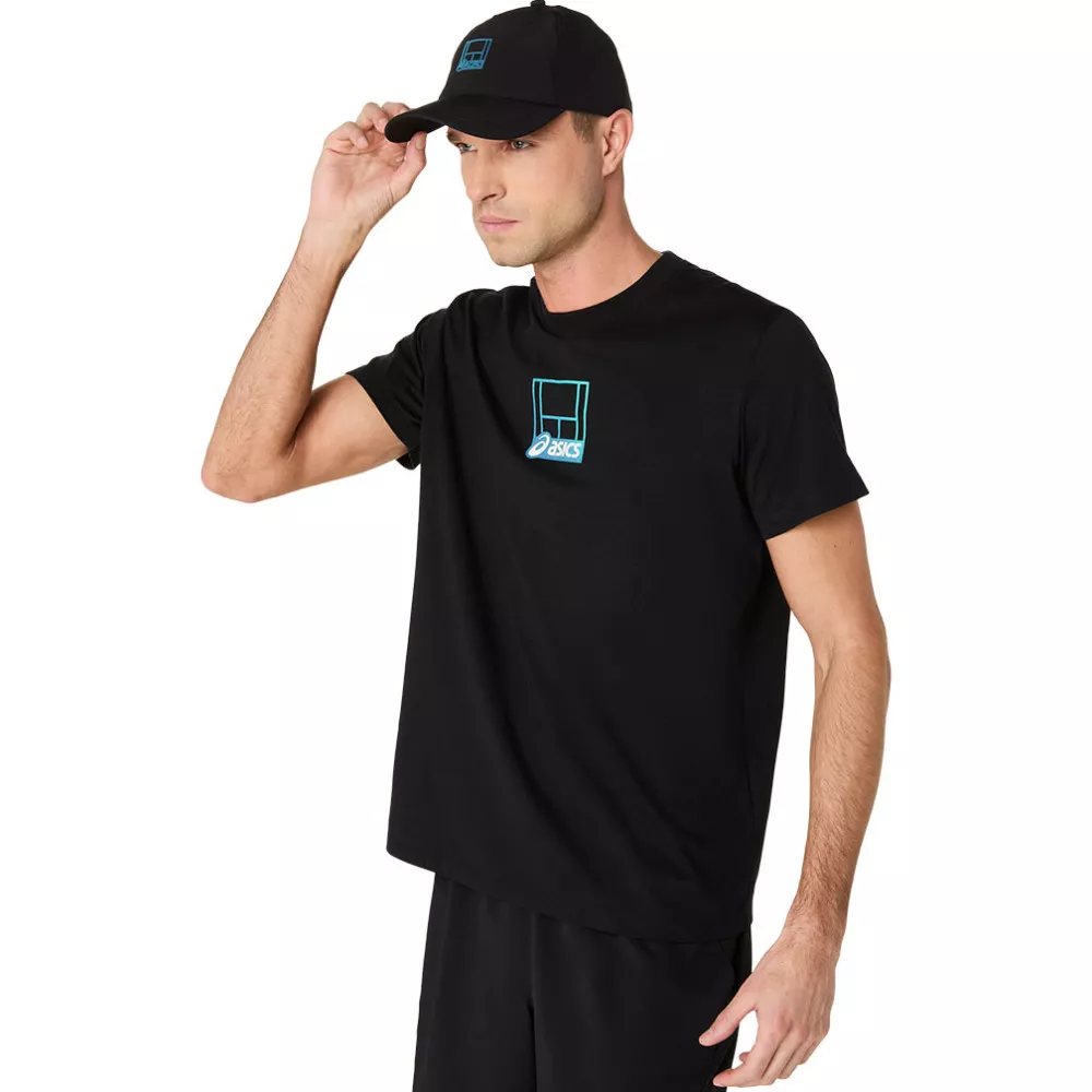 Asics Court Core Graphic Cap Schwarz