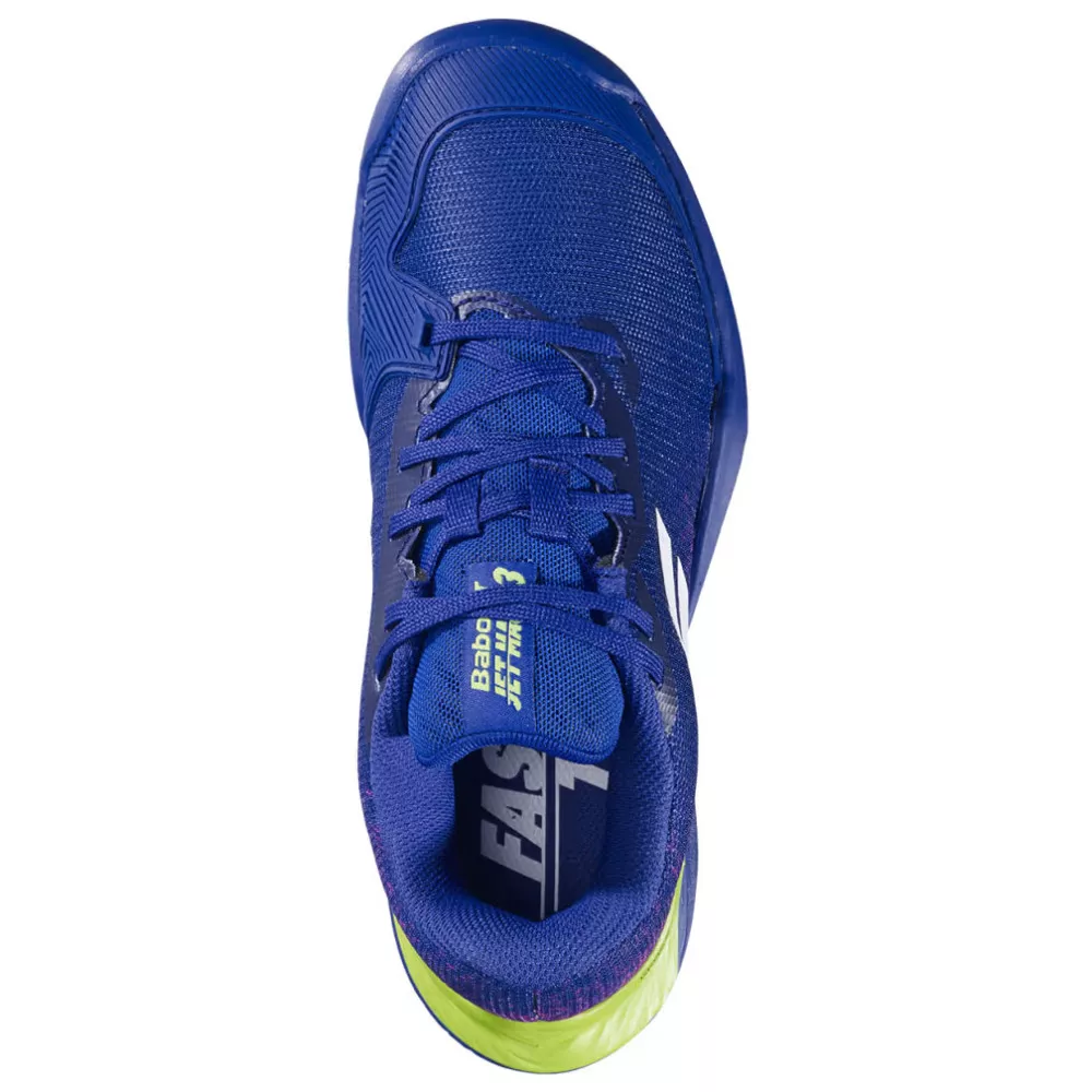 Babolat Jet Mach 3 All Court Tennisschuhe Junior Marineblau / Gr&uuml;n