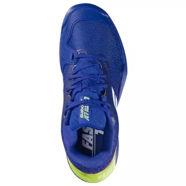 Babolat Jet Mach 3 All Court Tennisschuhe Junior Marineblau / Gr&uuml;n