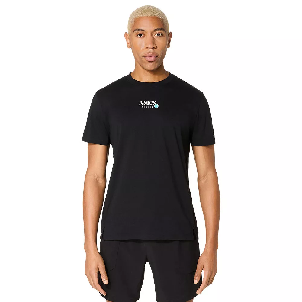 Asics Game Seasonal Graphic T-Shirt Schwarz