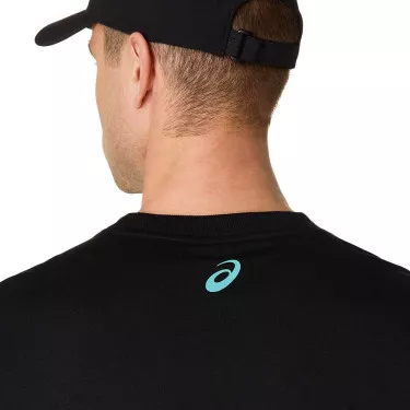 Asics Court Core Graphic T-Shirt Schwarz
