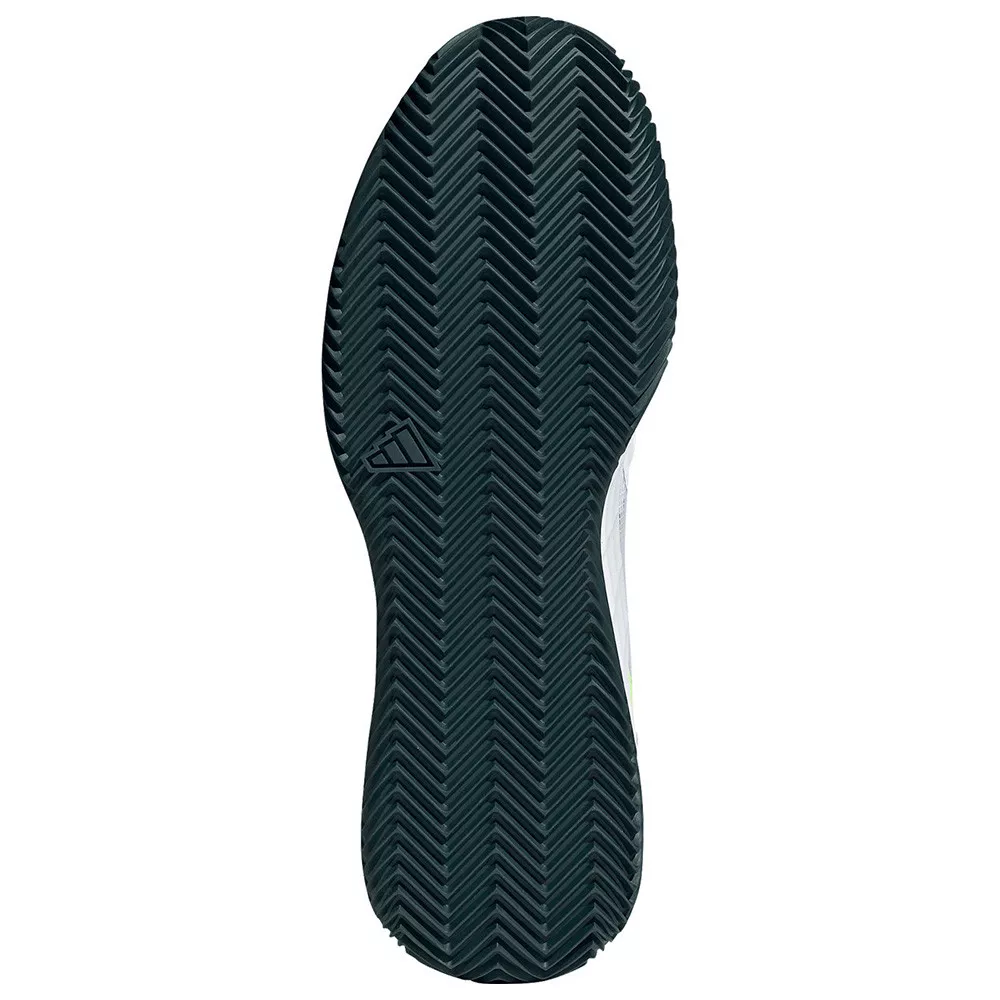 Adidas Defiant Speed 2 Tennisschuhe Sandplatz Wei&szlig; / Gelb