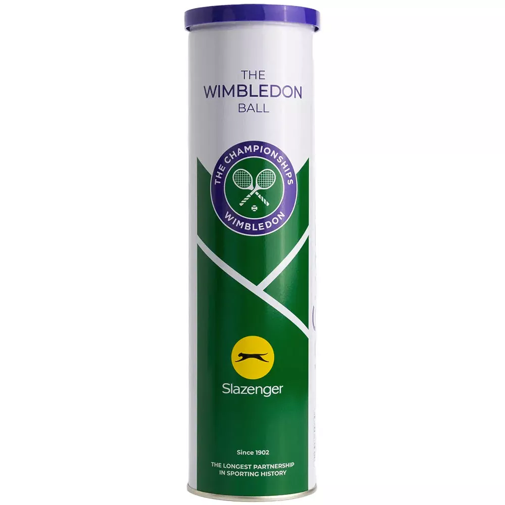 Slazenger Wimbledon Tennisb&auml;lle 4er-Dose