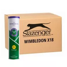 Slazenger Wimbledon Tennisb&auml;lle Karton (18 Dosen &agrave; 4 B&auml;lle)