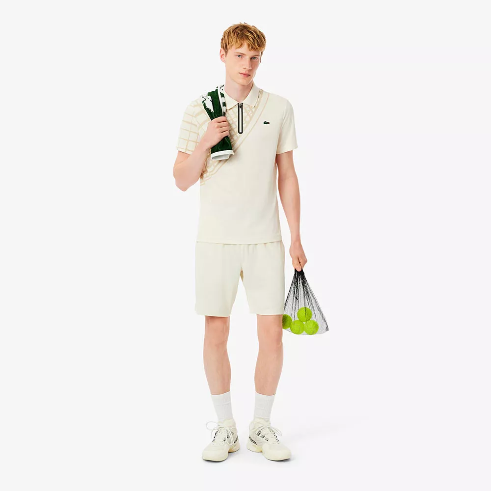 Lacoste Sport Ultra Dry Short Ecru