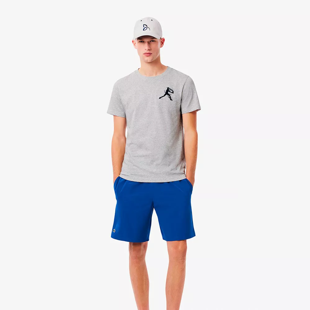 Lacoste Tennis x Novak Djokovic Set T-Shirt + Cap Rot
