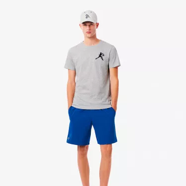 Lacoste Tennis x Novak Djokovic Set T-Shirt + Cap Rot