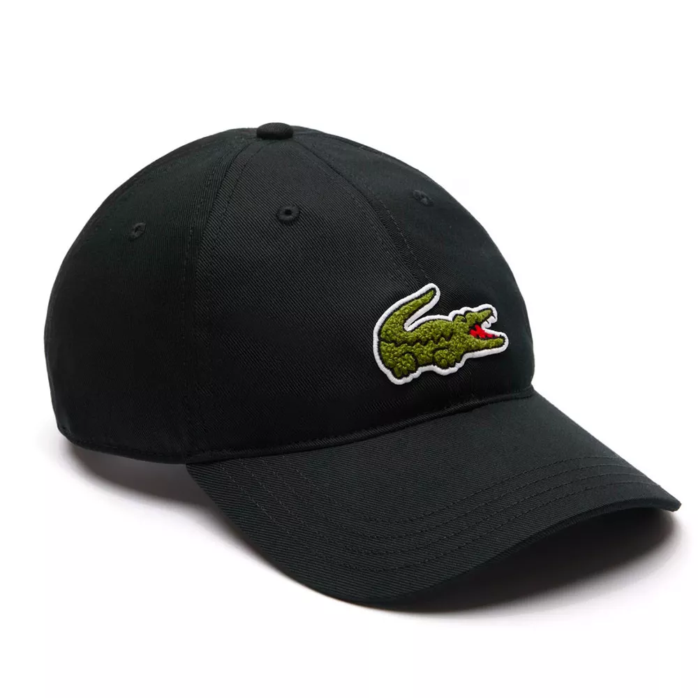 Lacoste Twill De Coton Cap Schwarz