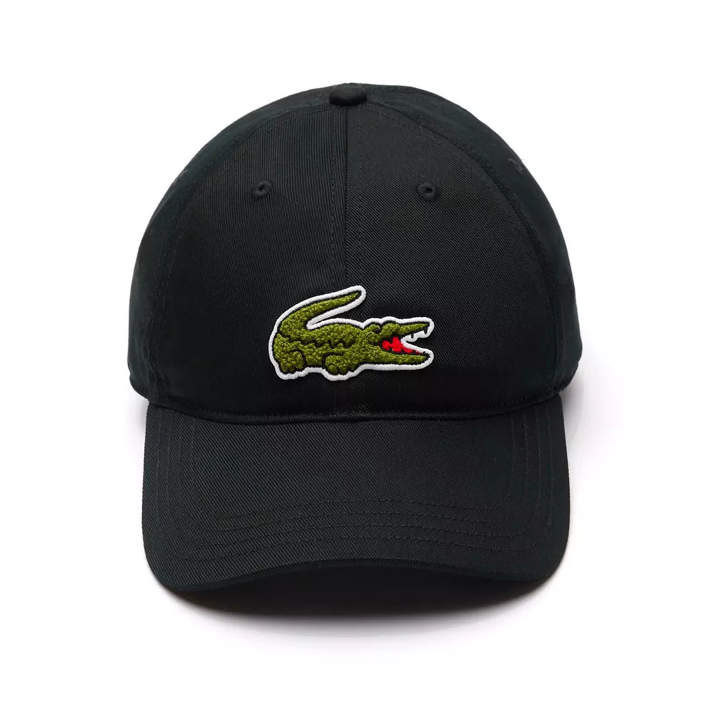 Lacoste Twill De Coton Cap Schwarz