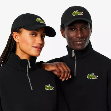 Lacoste Twill De Coton Cap Schwarz