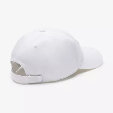 Lacoste Twill De Coton Cap Wei&szlig;