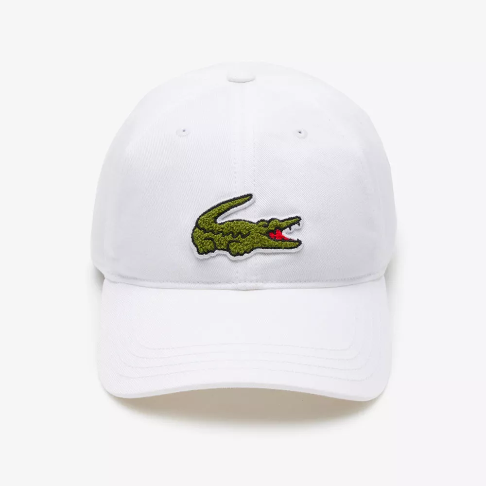 Lacoste Twill De Coton Cap Wei&szlig;