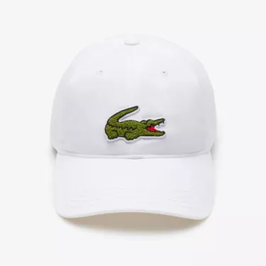 Lacoste Twill De Coton Cap Wei&szlig;