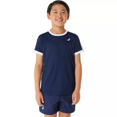 Asics T-Shirt Jungen Marineblau